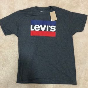 Levi's Big Graphic Logo Navy T-Shirt 100% Cotton Men's Size L